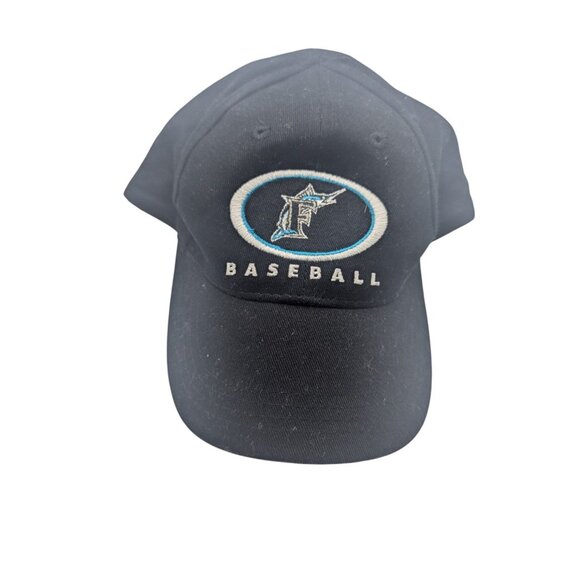Florida Marlins Baseball Snapback Hat Adjustable Black Embroidered Logo Fan Appa - Picture 7 of 7